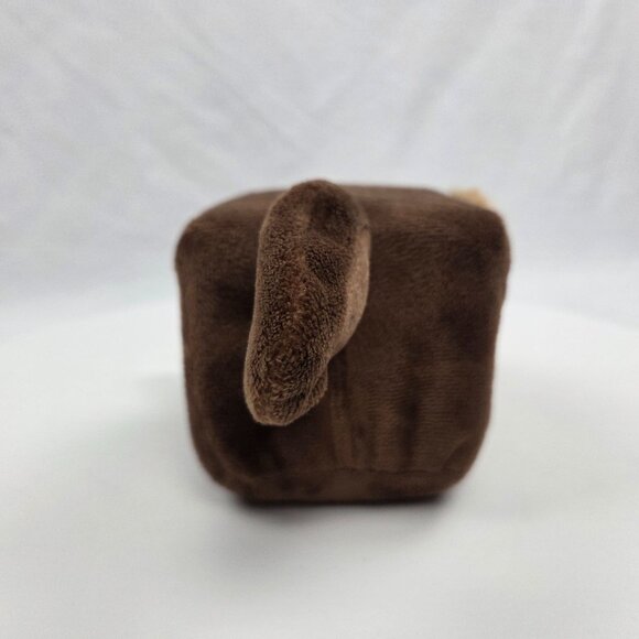 Chuck E Cheese Square Stackable Cube Plush Jasper NWT 4" - Picture 3 of 7